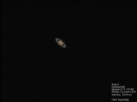Satürn (İlk Gökyüzü Fotoğrafım)